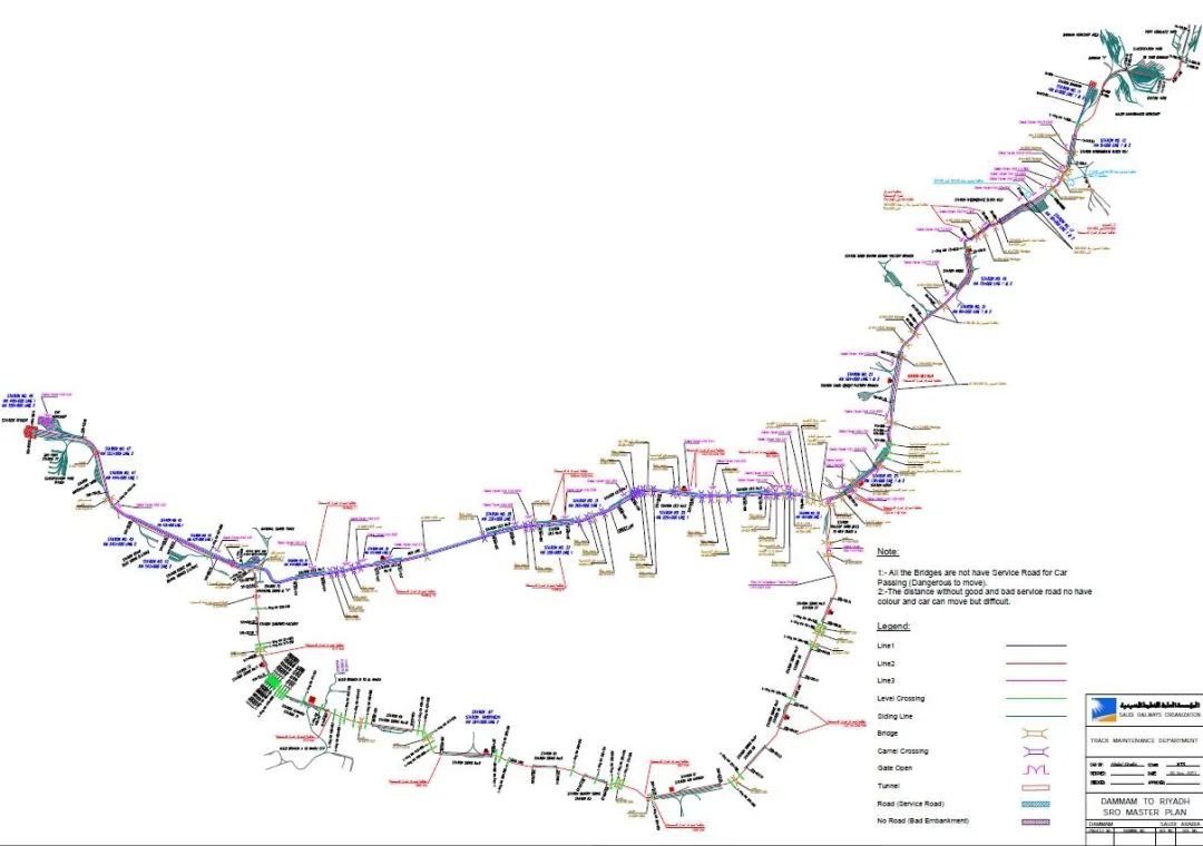 项目位于达曼至利雅得铁路2号货运沿线,红色线路即为2号货运线.jpg